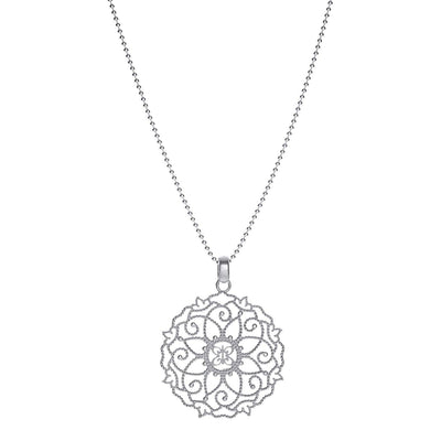 MANDALA ◦ 925' Silber - Halskette - iz-el
