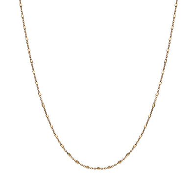 Kette Gold Würfelkette - Halskette 925 Silber vergoldet
