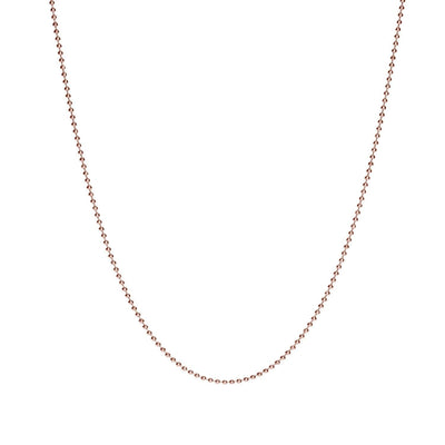 Basic Kugelkette ° 925 Silber rosévergoldet - Halskette - iz-el