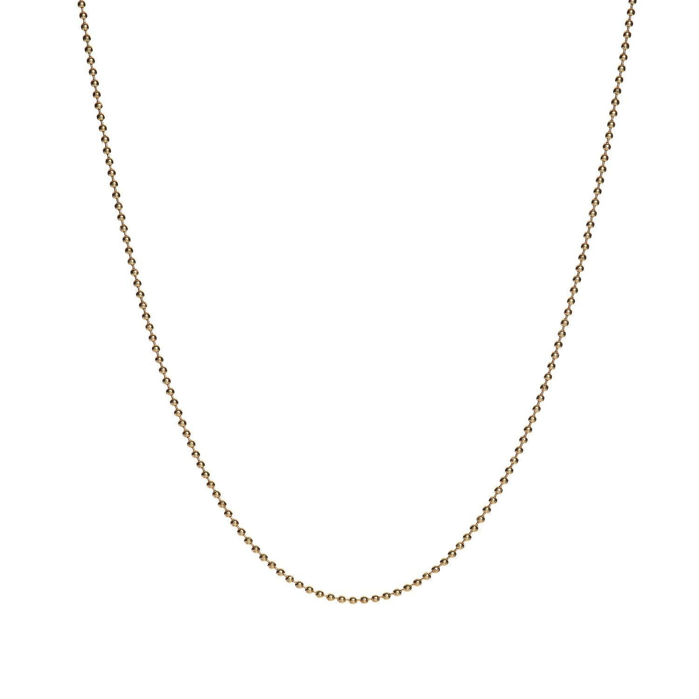 Basic Kugelkette ° 925 Silber vergoldet - Halskette - iz-el