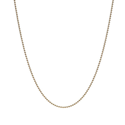 Basic Kugelkette ° 925 Silber vergoldet - Halskette - iz-el
