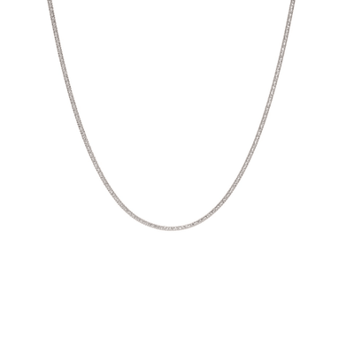 GLITTER ◦ strukturierte Kette ◦ 925 Silber - Halskette - iz-el