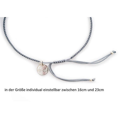 Handgeknüpftes Infinity-Armband ⸰ 925 Silber - Armband - iz-el