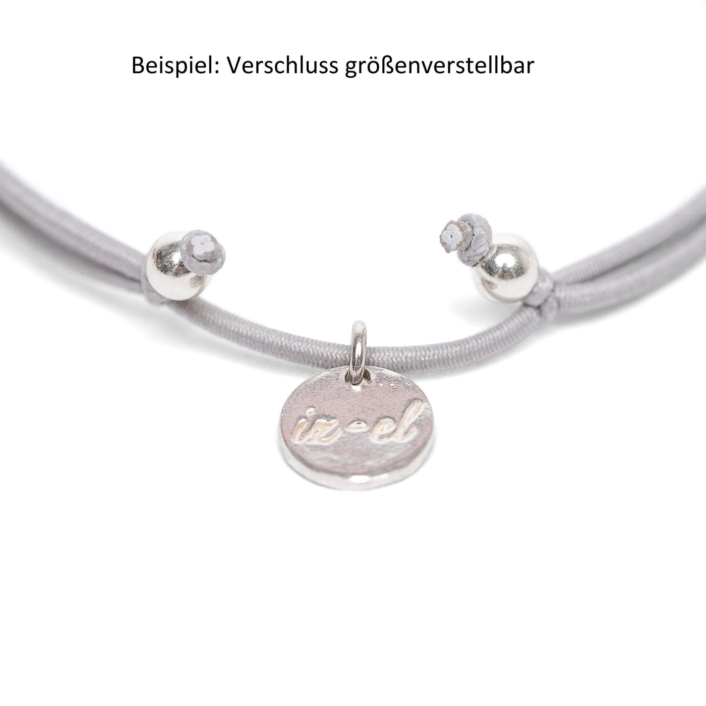 HERZI hellrosa Set ⸰ 925' Silber goldplattiert - Armband - iz-el