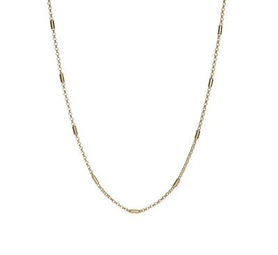 Kette Silber Gold- Basic Sticks Halskette