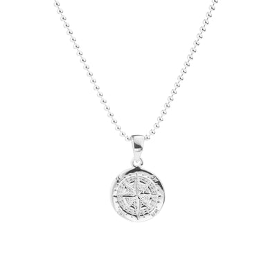 Kette Kompass ◦ 925 Silber - Halskette - iz-el