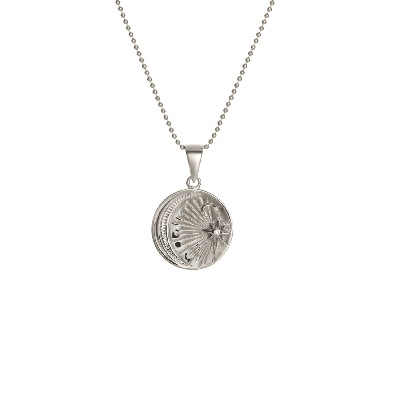 Kette Mond Sternenhimmel 925 Silber - Halskette - iz-el