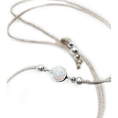 KLEINER OPAL ◦ 925' Silber - Armband - iz-el